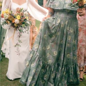 Chalk Dust Floral Romance Novel Selkie dress